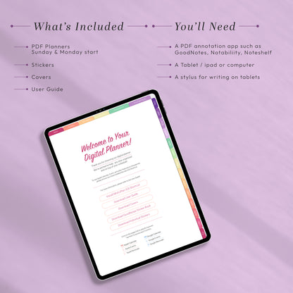 All-in-One 2026 Planner – Goals, Wellness, Finance & Productivity