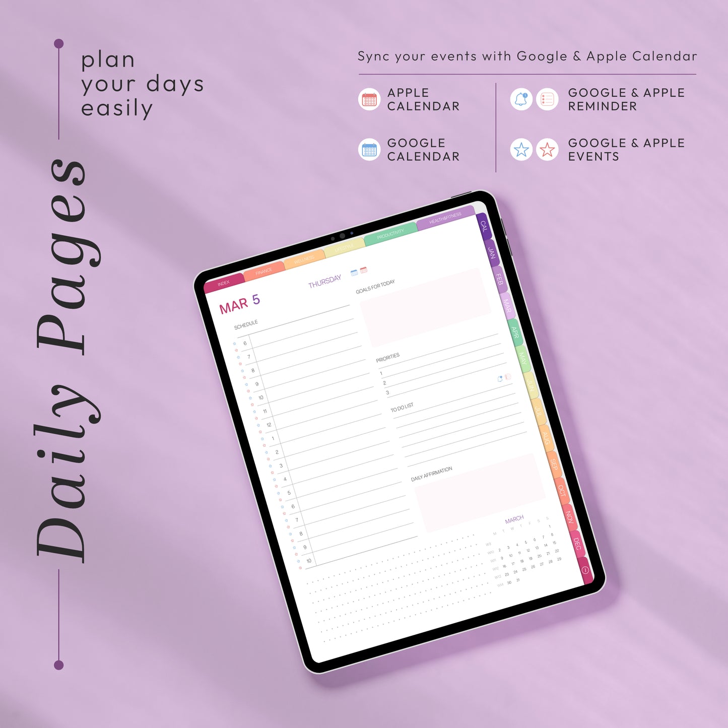 All-in-One 2026 Planner – Goals, Wellness, Finance & Productivity