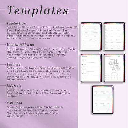 All-in-One 2026 Planner – Goals, Wellness, Finance & Productivity